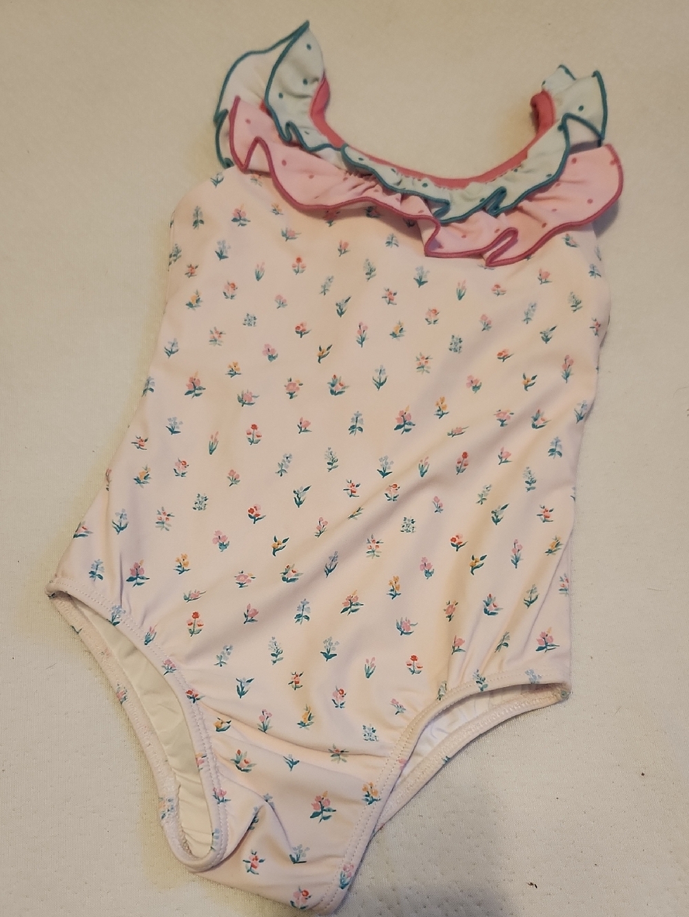 SweetHoney Light Pink Floral Toddler Swim
